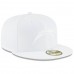 Men's Los Angeles Chargers New Era White on White 59FIFTY Fitted Hat 3154702